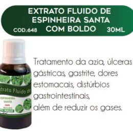EXTRATO FLUIDO ESPINHEIRA SANTA C/BOLDO  30ml - RAC NATURE