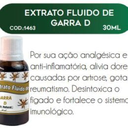 EXTRATO FLUIDO GARRA D 30ml - RAC NATURE