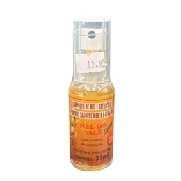 COMPOSTO DE MEL E EXTRATO DE PRÓPOLIS MENTA E GENGIBRE  SPRAY - MEL DO VALE